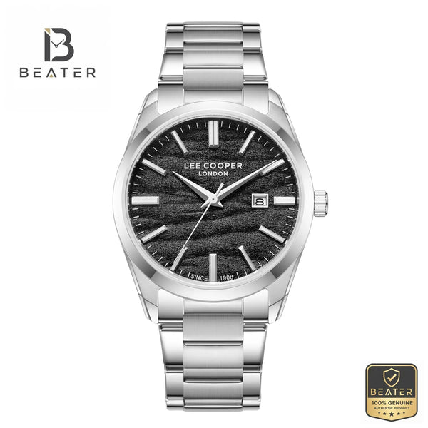 Lee Cooper LC08231.350 Men's Black Dial Watch Front View - Beater