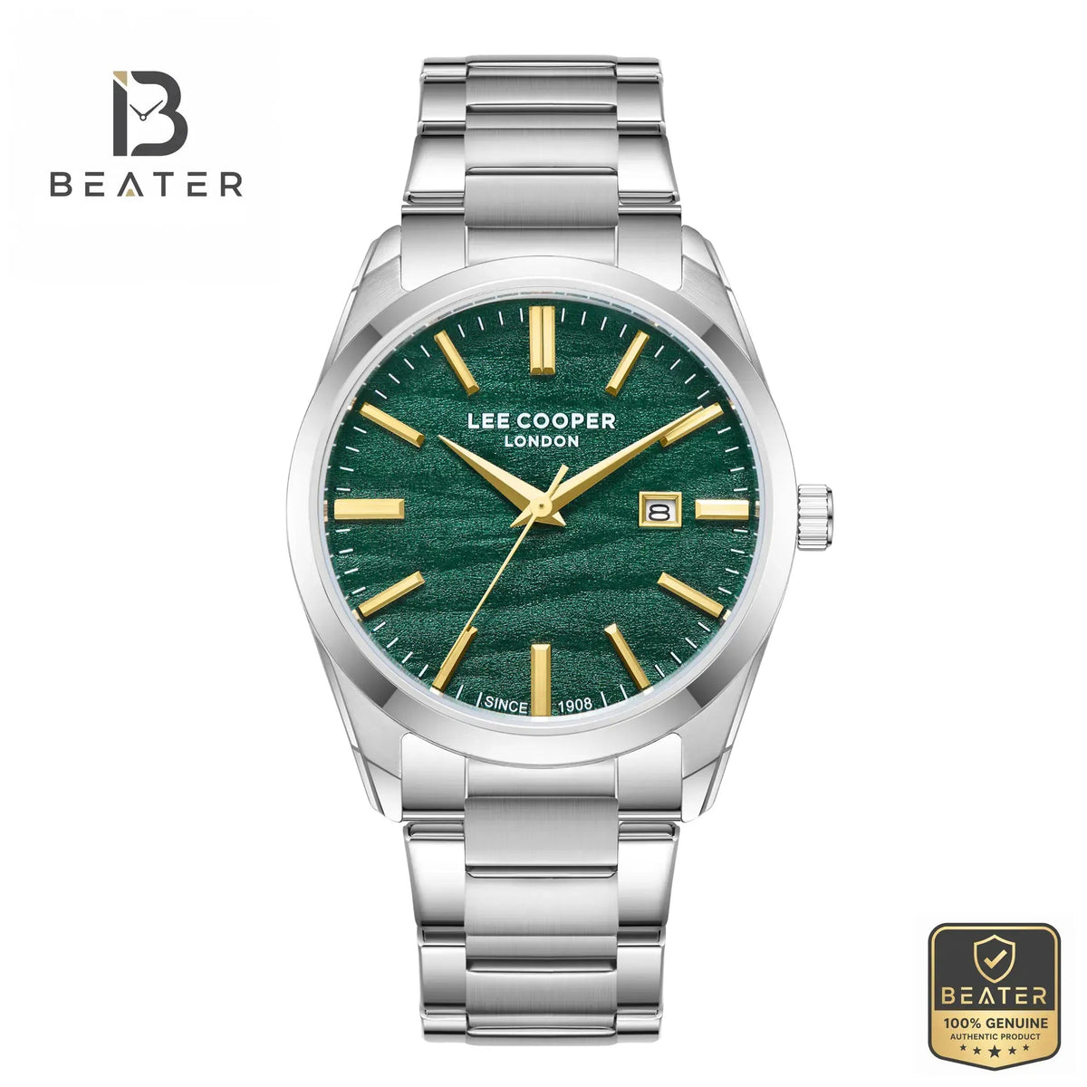 Lee Cooper LC08231.370 Men's Dark Green Watch Front Dial View - Beater Main image