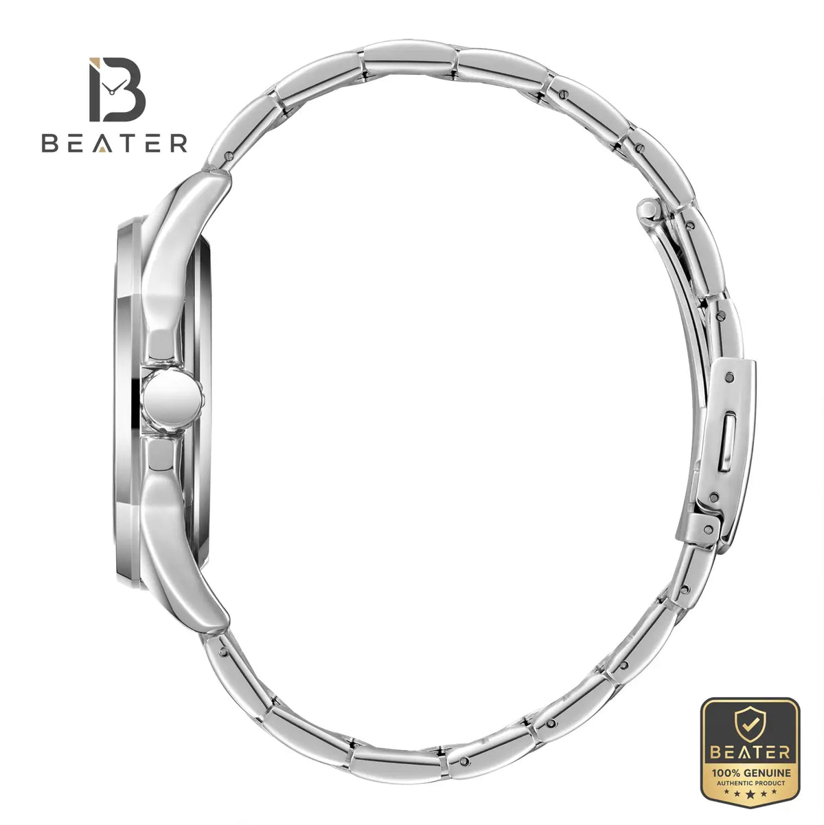 Lee Cooper LC08246.300 Men's Blue Dial Metal Bracelet Watch - View 3 - Beater