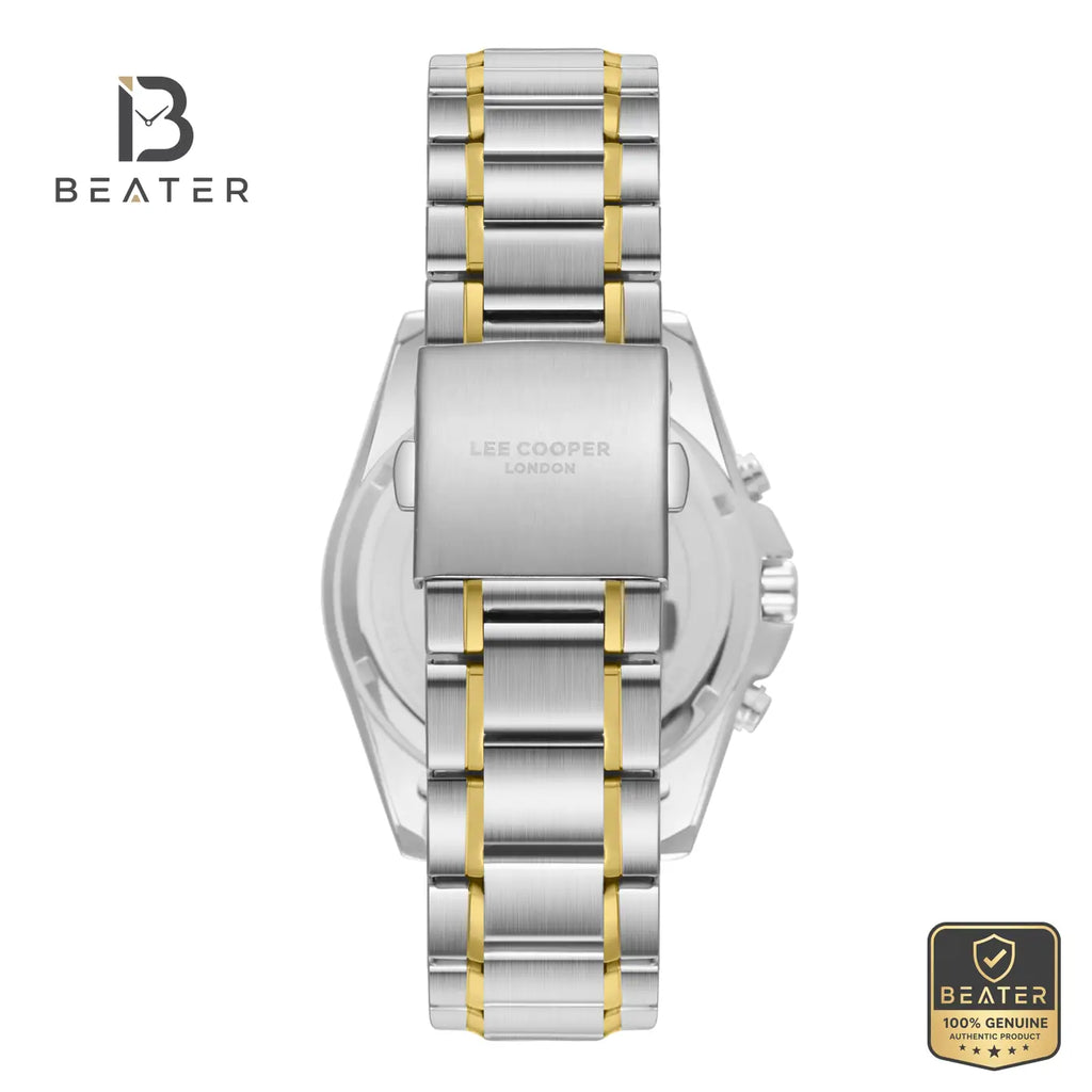 Lee Cooper LC08249.230 Men's Silver Metal Bracelet Watch - View 4 - Beater