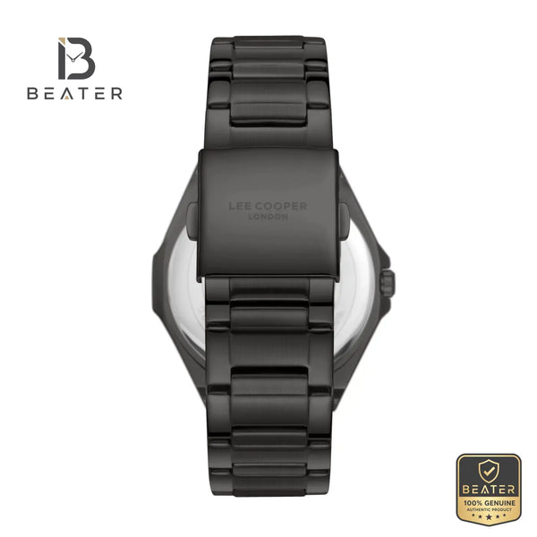 Lee Cooper LC08252.070 Men's Dark Green Metal Strap Watch - View 4 - Beater