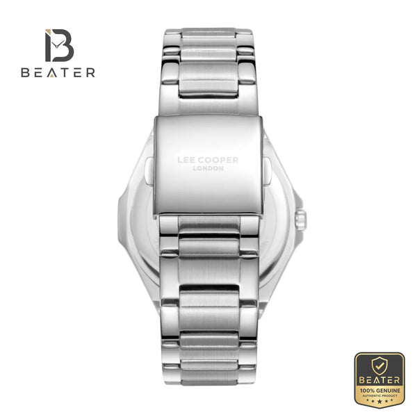 Lee Cooper LC08252.300 Men's Blue Metal Strap Watch - View 4 - Beater