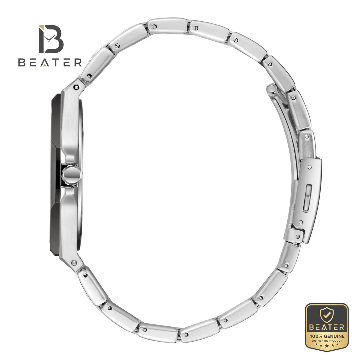 Lee Cooper LC08252.690 Men's Dark Blue Metal Bracelet Watch - View 3 - Beater