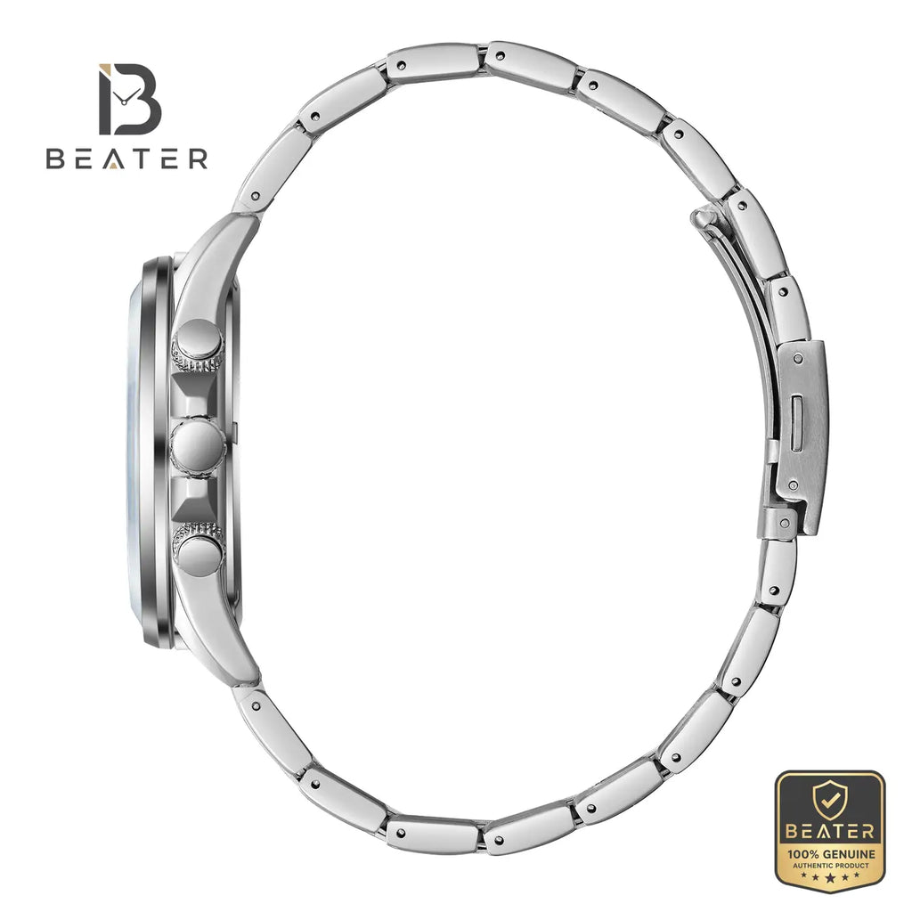 Lee Cooper LC08253.300 Men's Dark Blue Metal Bracelet Watch - View 3 - Beater