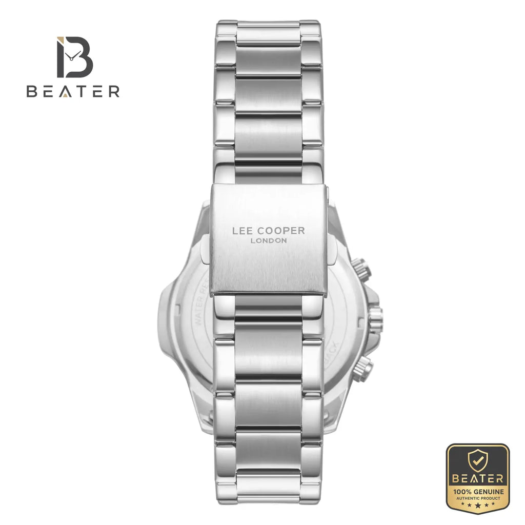 Lee Cooper LC08253.300 Men's Dark Blue Metal Bracelet Watch - View 4 - Beater