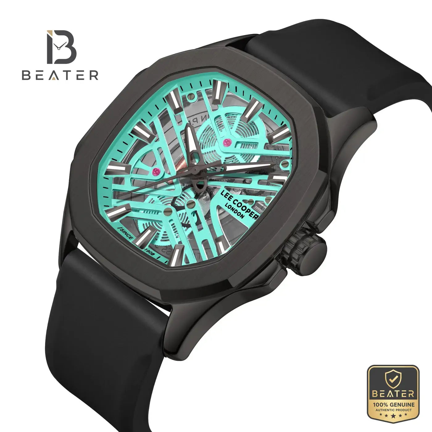 Lee Cooper LC08254.001 Men's Blue Silicone Strap Watch Secondary image