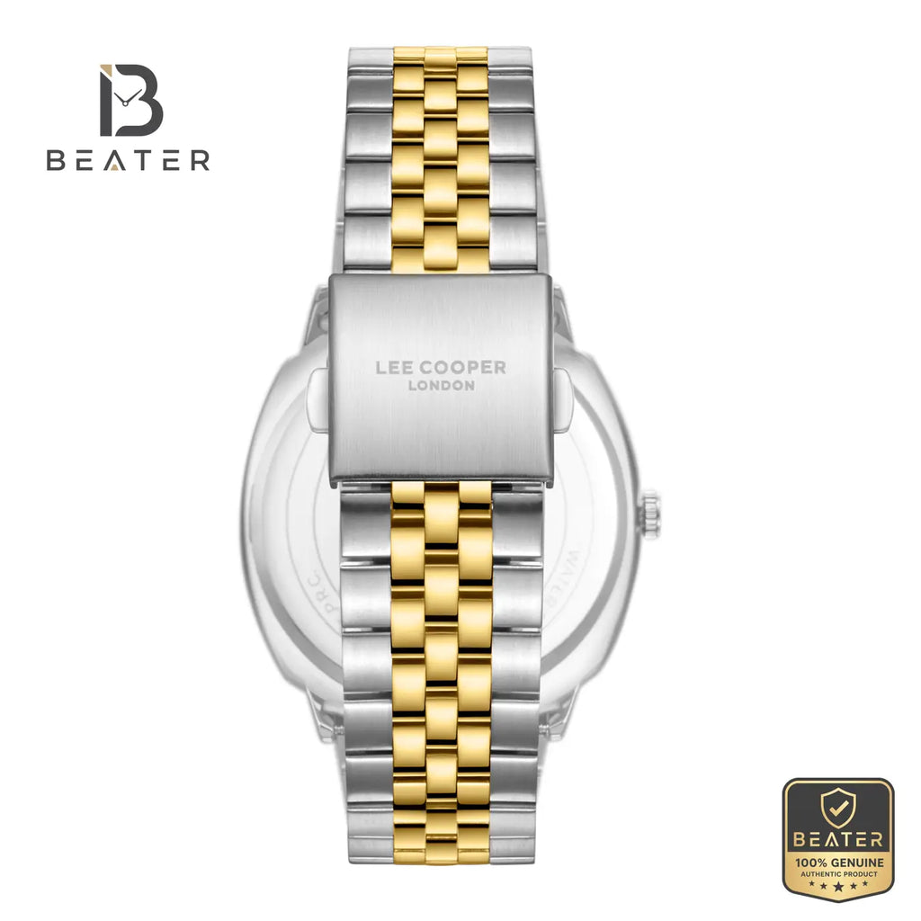 Lee Cooper LC08255.230 Men's Silver Dial Metal Strap Watch - View 4 - Beater