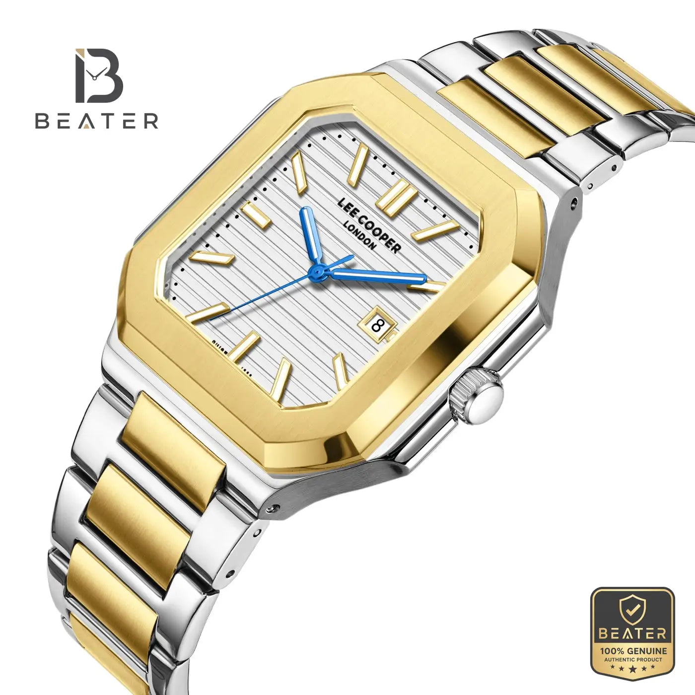 Lee Cooper LC08269.230 Men's Silver Dial Metal Bracelet Watch Secondary image
