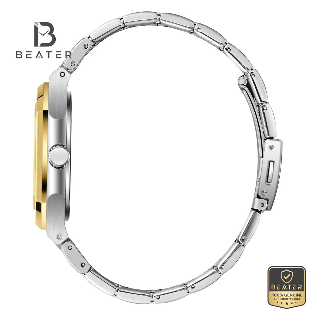 Lee Cooper LC08269.230 Men's Silver Dial Metal Bracelet Watch - View 3 - Beater