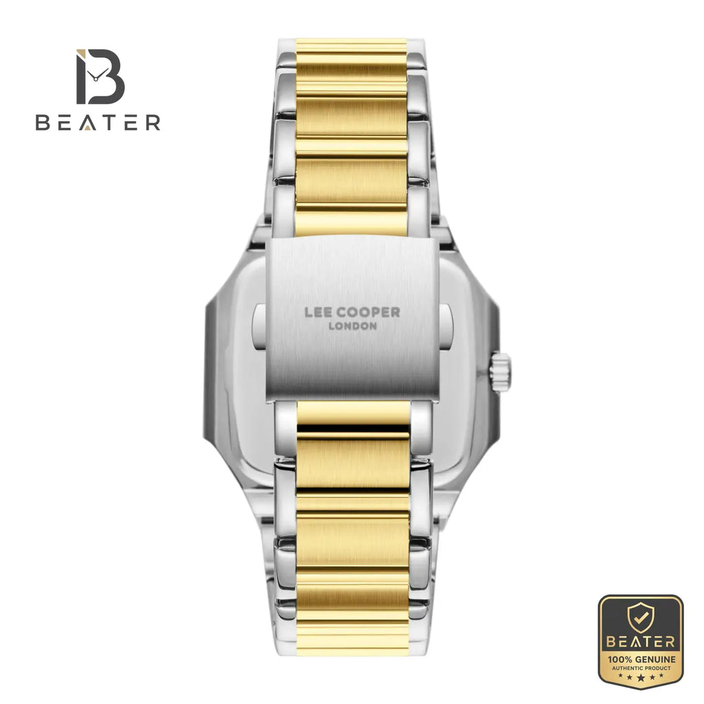 Lee Cooper LC08269.230 Men's Silver Dial Metal Bracelet Watch - View 4 - Beater