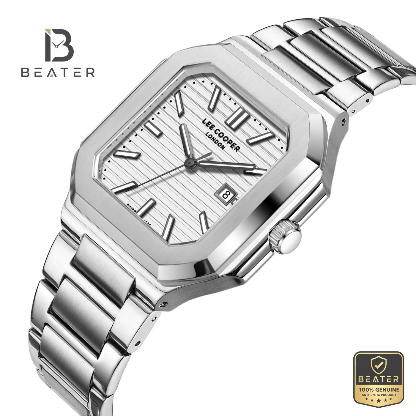 Lee Cooper LC08269.330 Men's Silver Metal Bracelet Watch Secondary image