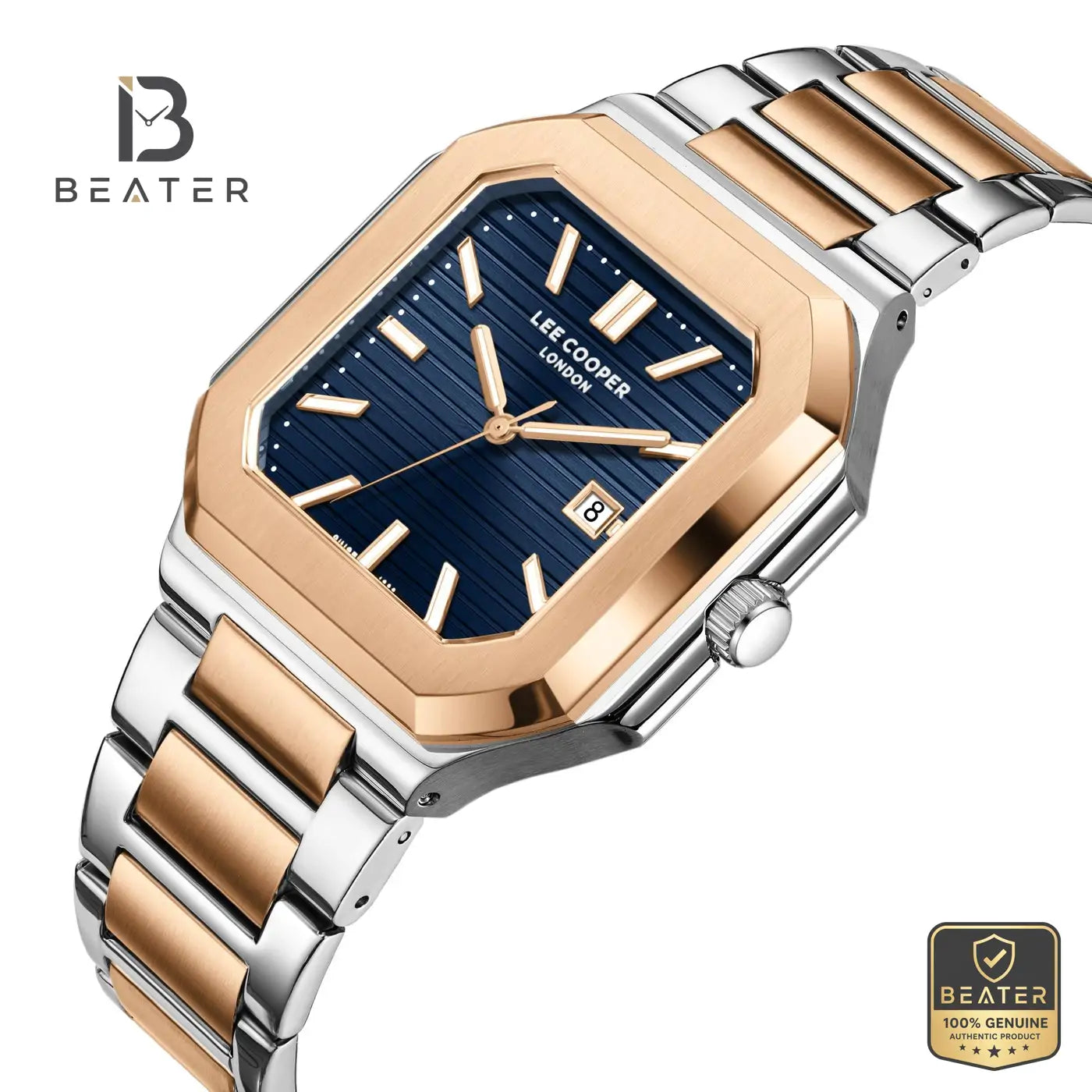 Lee Cooper LC08269.590 Men's Dark Blue Metal Bracelet Watch Secondary image
