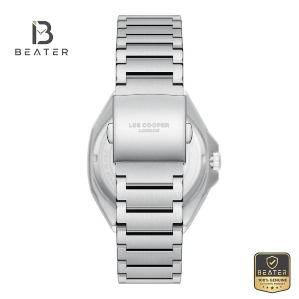 Lee Cooper LC08271.350 Men's Black Metal Bracelet Watch - View 4 - Beater