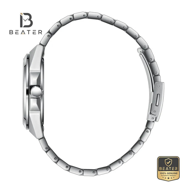 Lee Cooper LC08271.360 Men's Grey Metal Bracelet Watch - View 3 - Beater