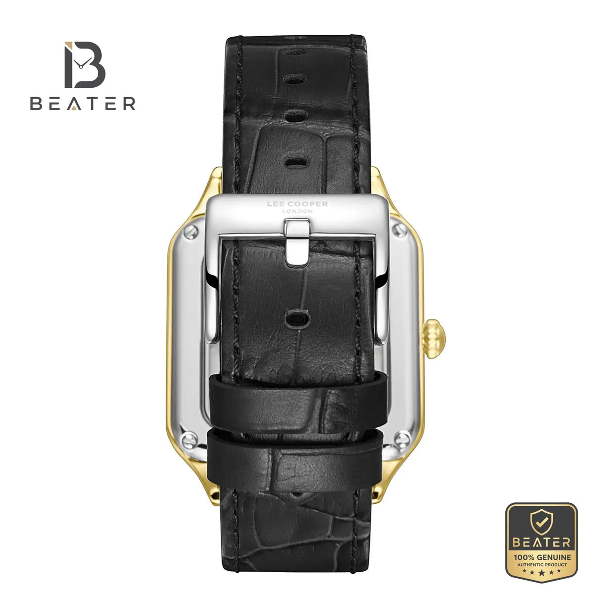 Lee Cooper LC08277.171 Men's Dark Green Leather Strap Watch - View 4 - Beater