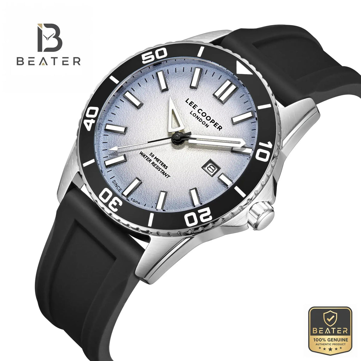 Lee Cooper LC08278.301 Blue Dial Case Profile - Beater