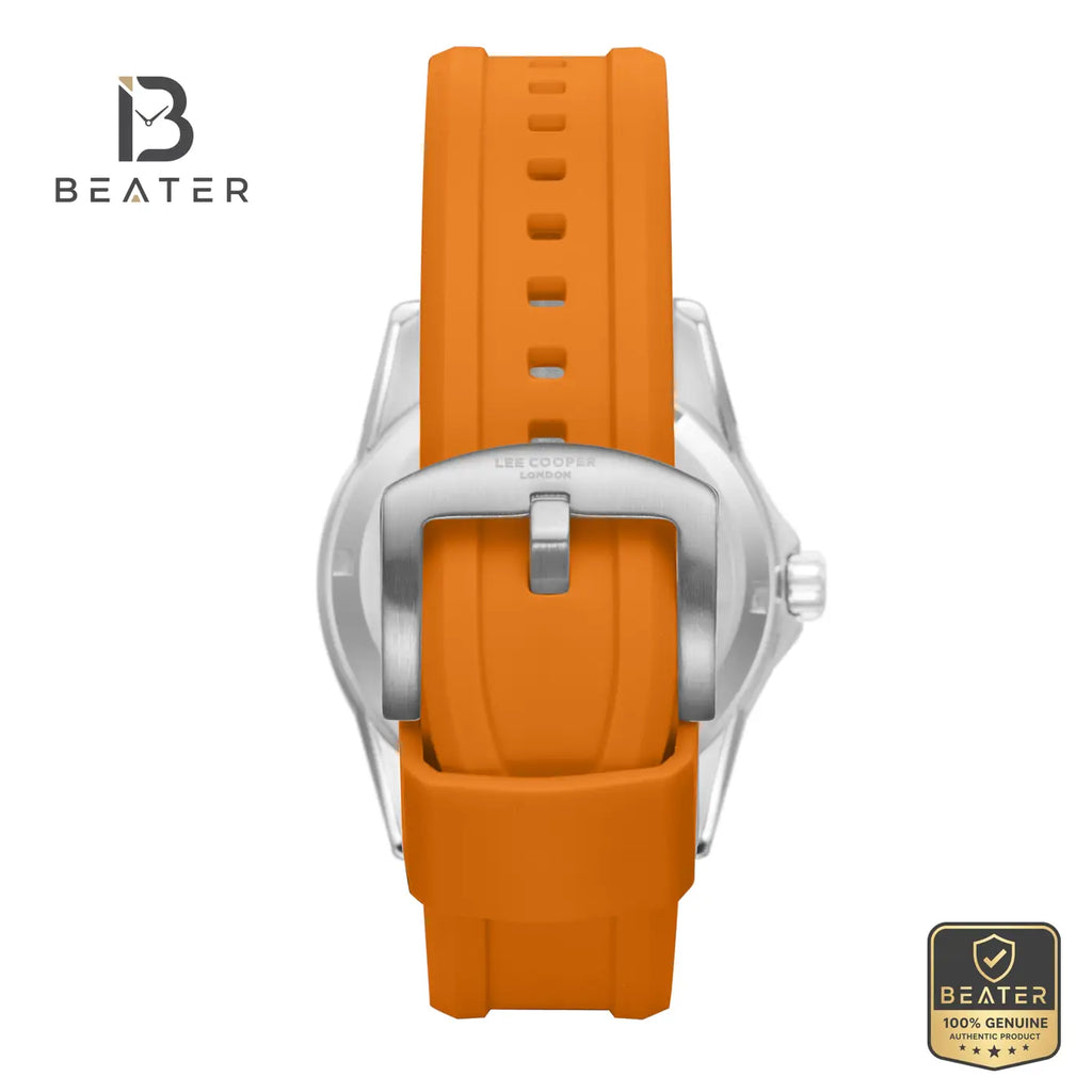 Lee Cooper LC08278.360 Men's Gun Dial Silicone Strap Watch - View 4 - Beater