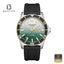 Lee Cooper LC08278.371 Men's Dark Green Silicone Strap Watch - Beater