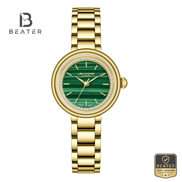 Lee Cooper LC08279.170 Women's Dark Green Metal Strap Watch - Beater