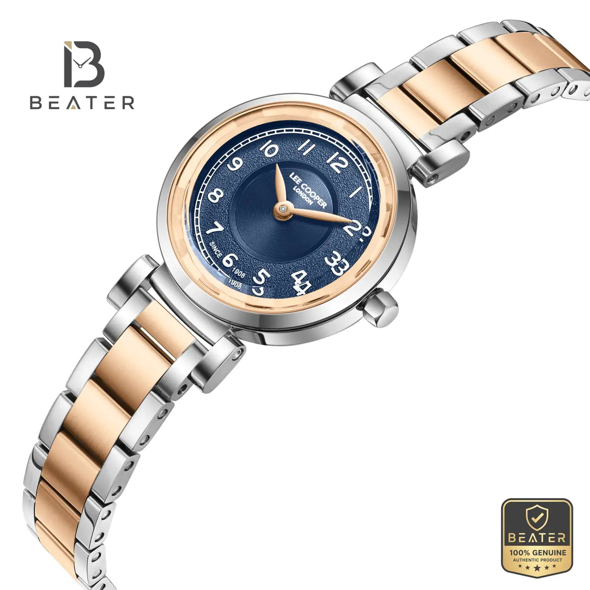 Lee Cooper LC08279.590 Women's Dark Blue Malakyt Metal Bracelet Watch - View 2 - Beater