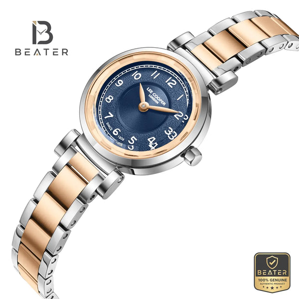Lee Cooper LC08279.590 Women's Dark Blue Malakyt Metal Bracelet Watch - View 2 - Beater