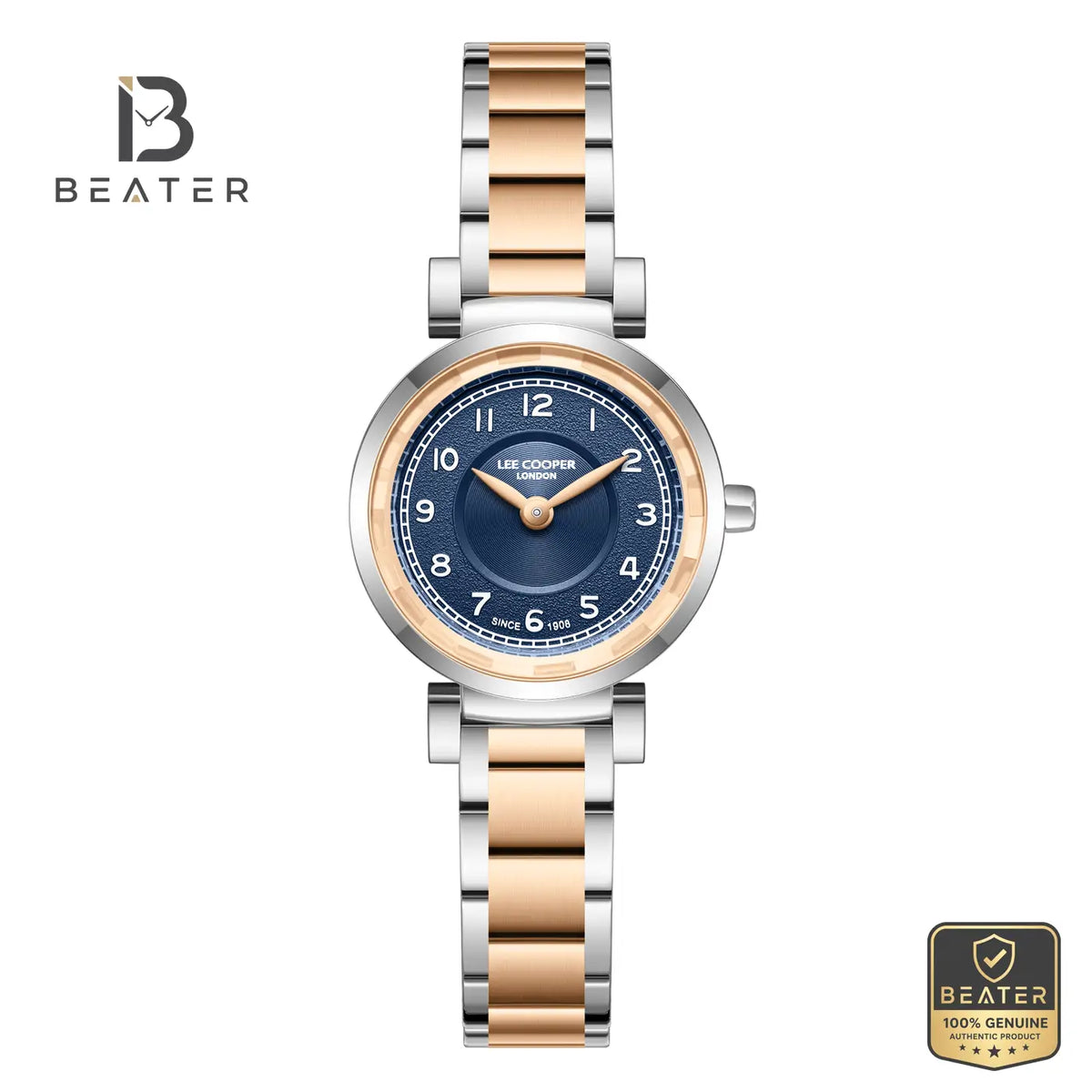 Lee Cooper LC08279.590 Women's Dark Blue Malakyt Metal Bracelet Watch - Beater