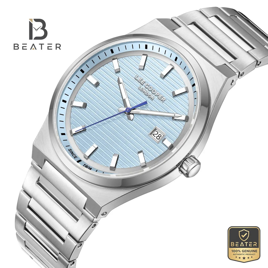 Lee Cooper LC08288.300 Men's Blue Metal Bracelet Watch - View 2 - Beater