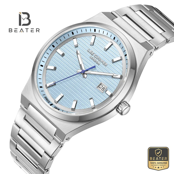 Lee Cooper LC08288.300 Men's Blue Metal Bracelet Watch - View 2 - Beater