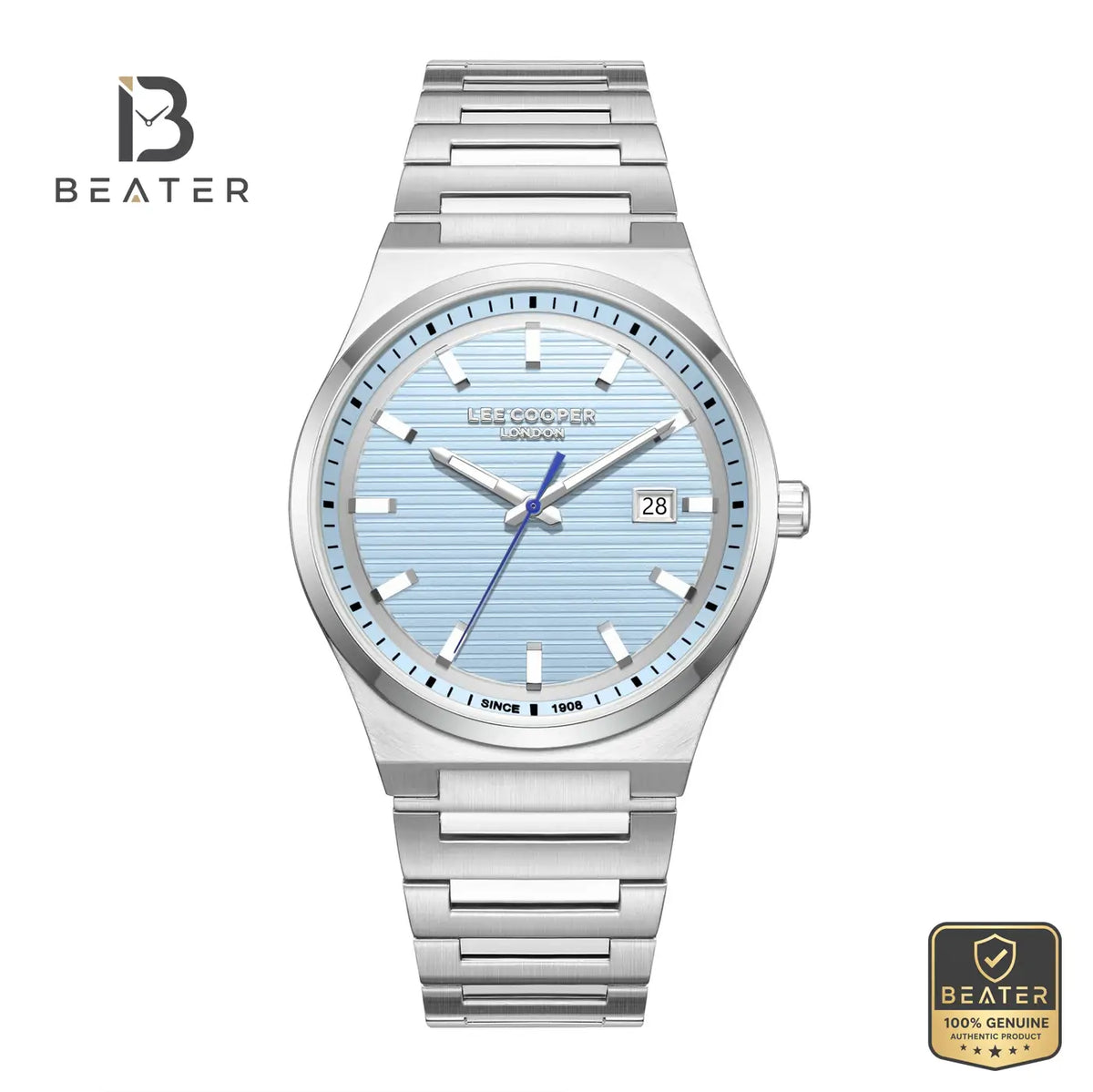 Lee Cooper LC08288.300 Men's Blue Metal Bracelet Watch - Beater Main image