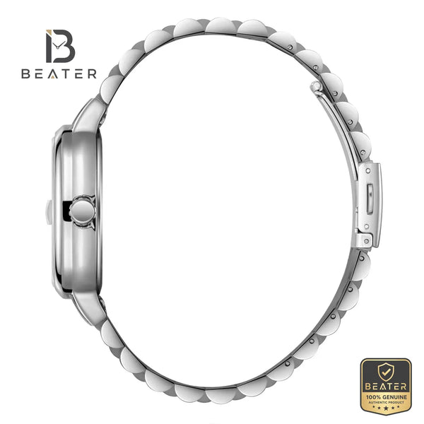 Lee Cooper LC08306.350 Men's Black Dial Metal Bracelet Watch - View 3 - Beater