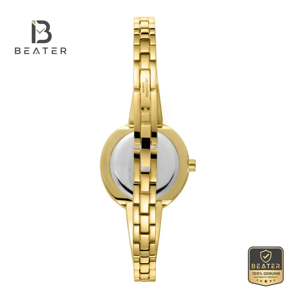 Lee Cooper LC08308.110 Women's Gold Metal Bracelet Watch - View 2 - Beater