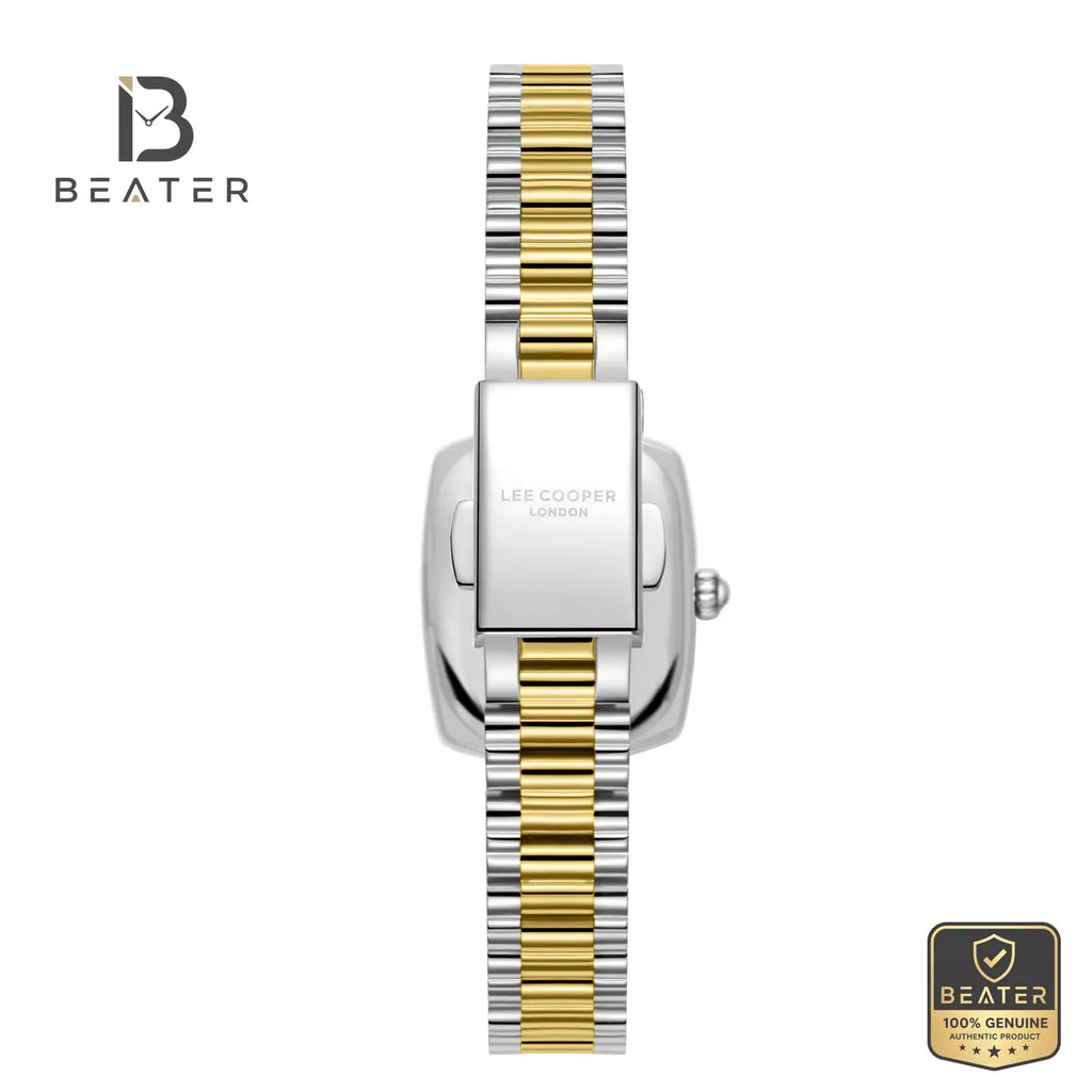 Lee Cooper LC08347.240 Women's Silver To Brown Metal Strap Watch - View 4 - Beater