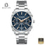 Lee Cooper LC08348.391 Men's Dark Blue Metal Strap Watch - Beater