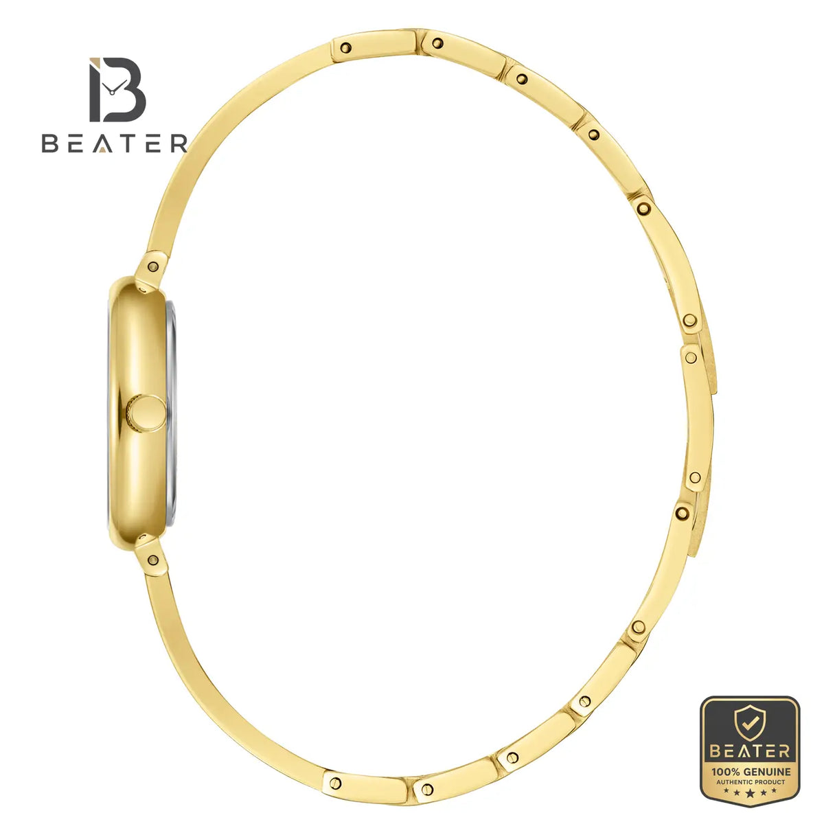 Lee Cooper LC08350.110 Women's Gold Metal Strap Watch - View 3 - Beater