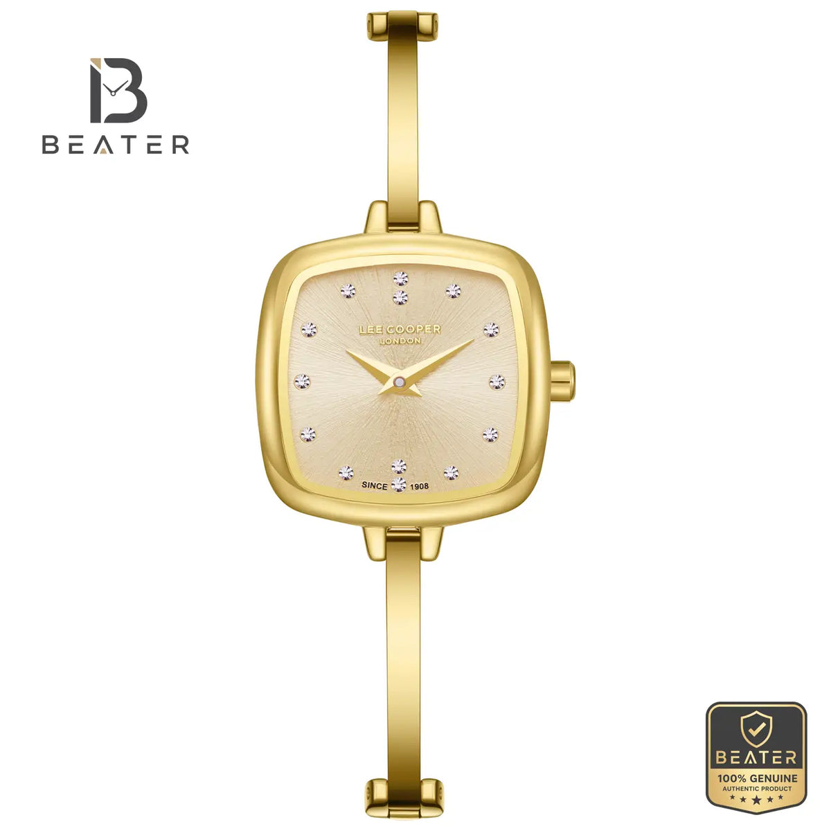 Lee Cooper LC08353.110 Women's Gold Metal Bracelet Watch - Beater Main image