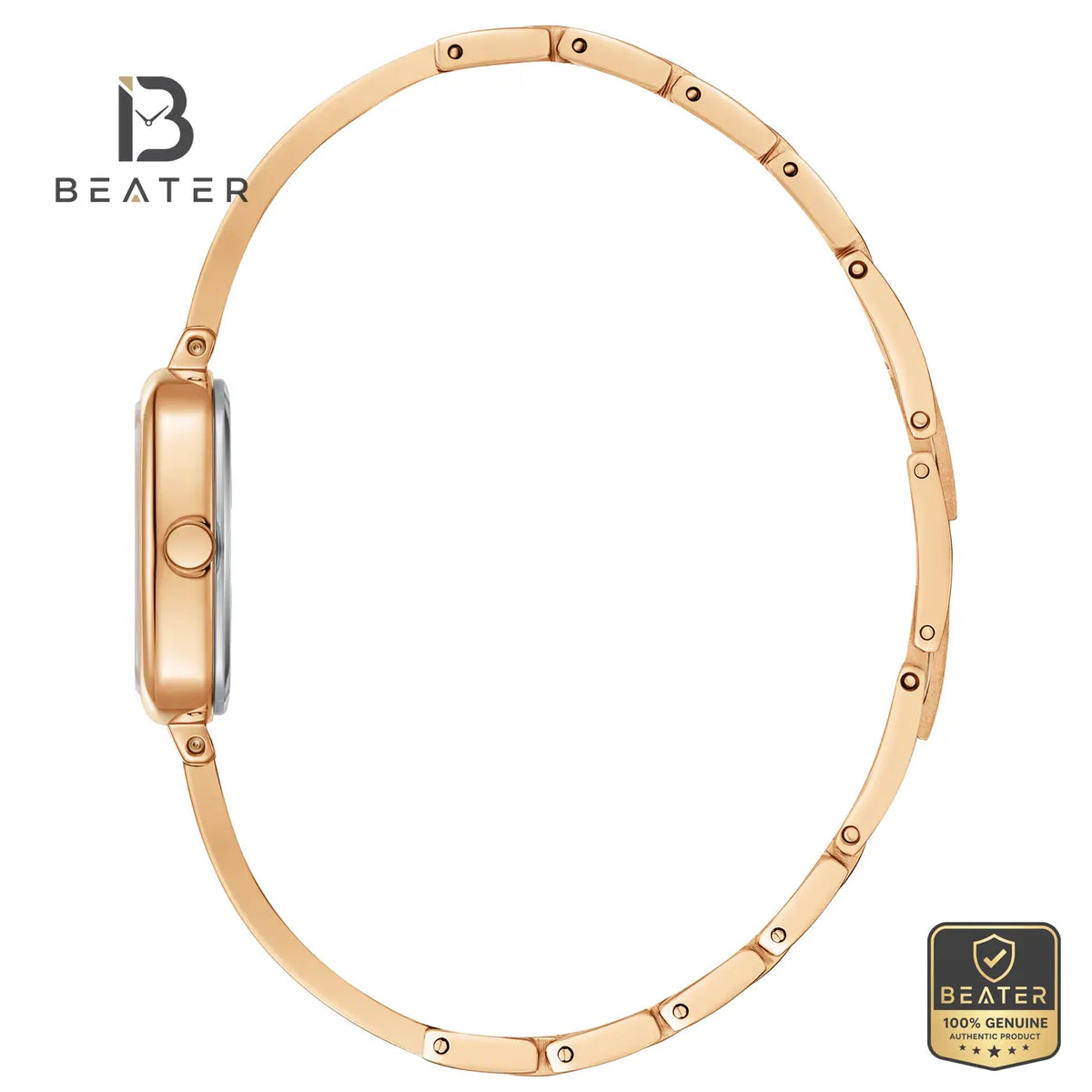Lee Cooper LC08353.510 Women's Rose Gold Metal Strap Watch - View 3 - Beater
