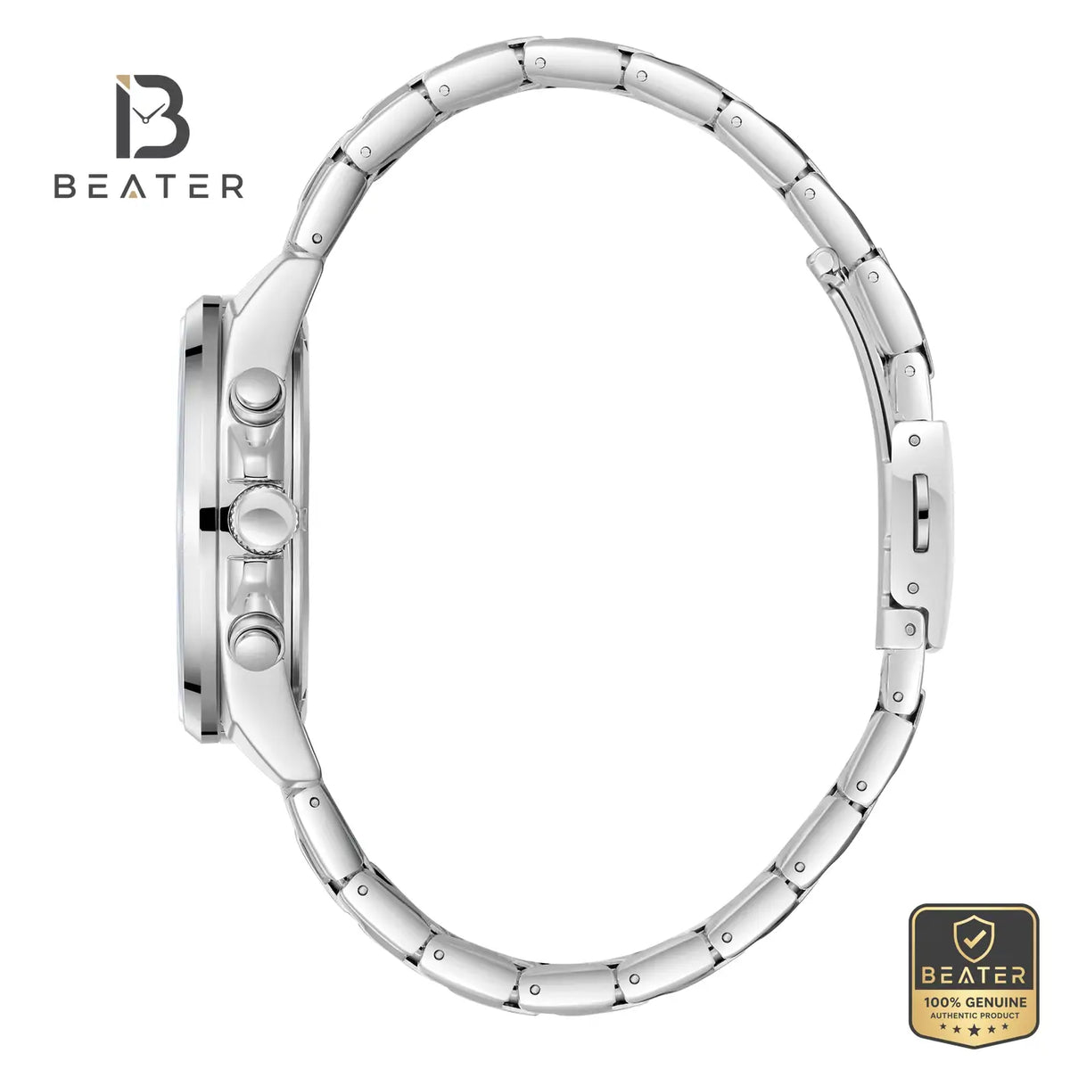 Lee Cooper LC08355.340 Men's Brown to Grey Metal Bracelet Watch - View 3 - Beater