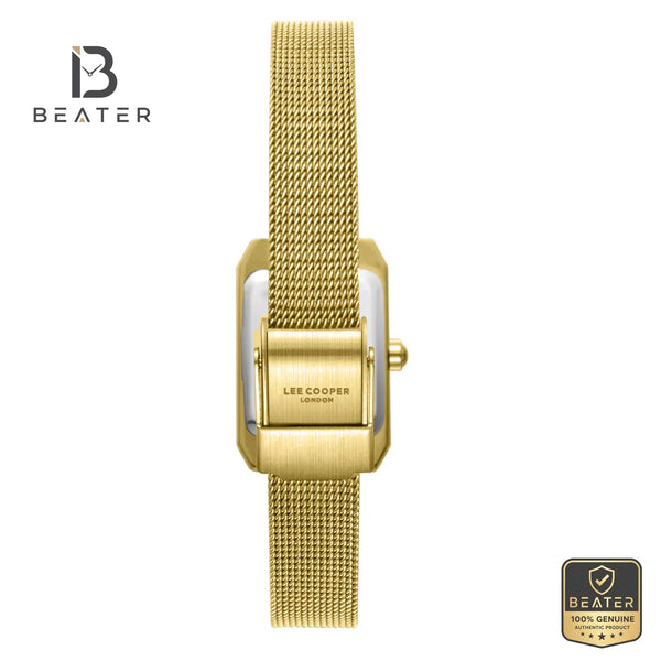 Lee Cooper LC08359.110 Women's Gold Mesh Strap Watch - View 4 - Beater