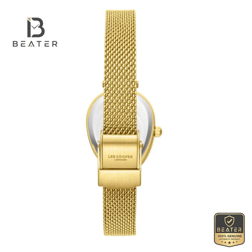 Lee Cooper LC08360.140 Women's Brown Mop Mesh Strap Watch - View 4 - Beater