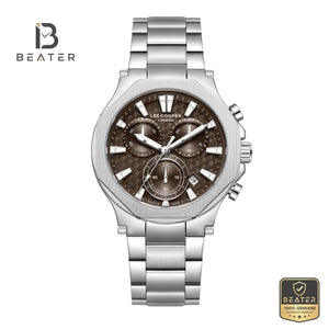 Lee Cooper LC08361.341 Men's Brown Metal Strap Watch - Beater