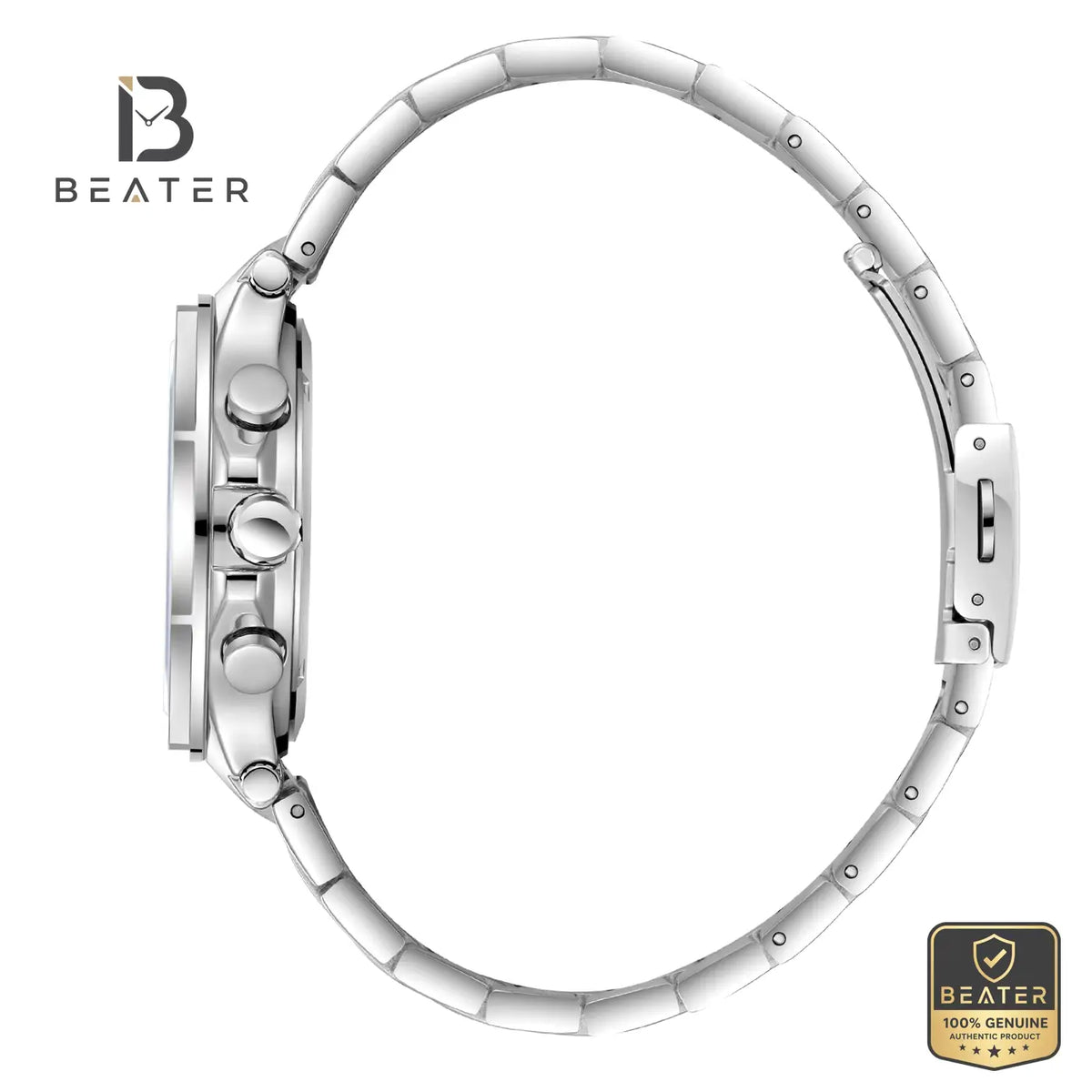Lee Cooper LC08361.360 Men's Gun Metal Strap Watch - View 3 - Beater