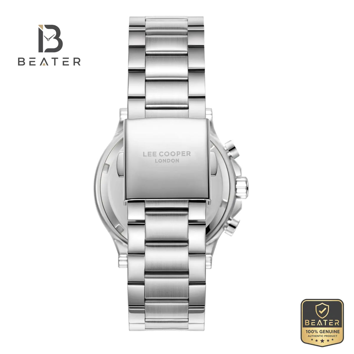 Lee Cooper LC08361.360 Men's Gun Metal Strap Watch - View 4 - Beater