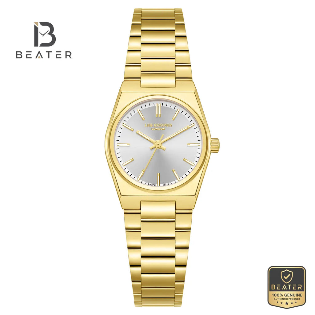 Lee Cooper LC08362.130 Women's Silver Metal Bracelet Watch - Beater
