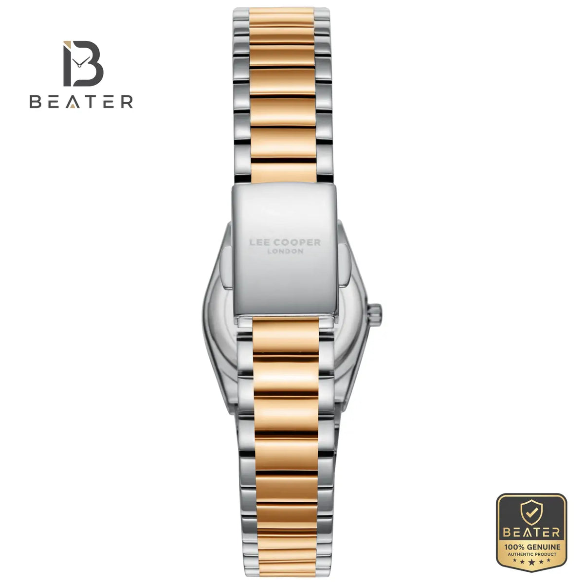 Lee Cooper LC08362.510 Women's Rose Gold Metal Strap Watch - View 4 - Beater