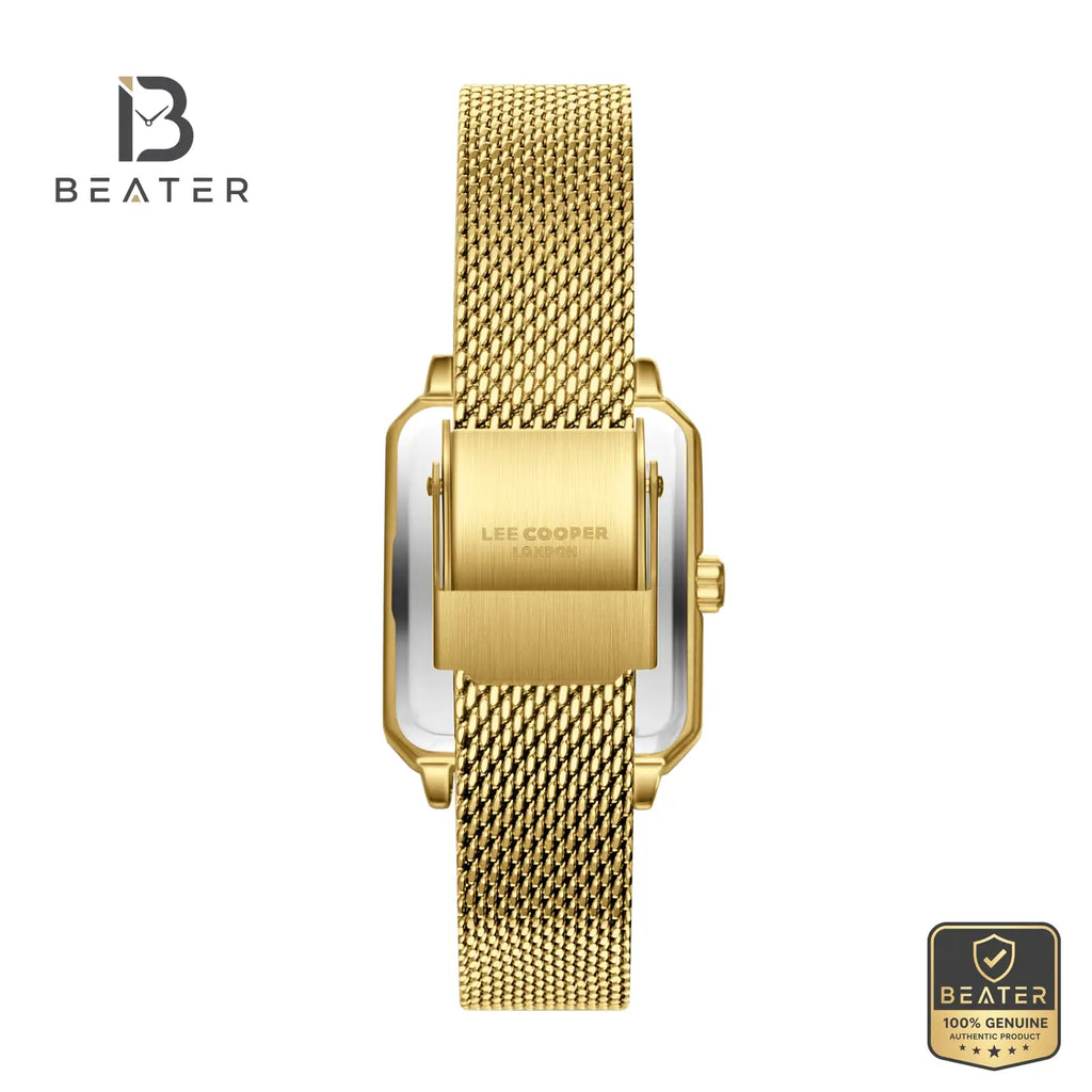 Lee Cooper LC08376.172 Women's Green Leather Strap Watch - View 4 - Beater