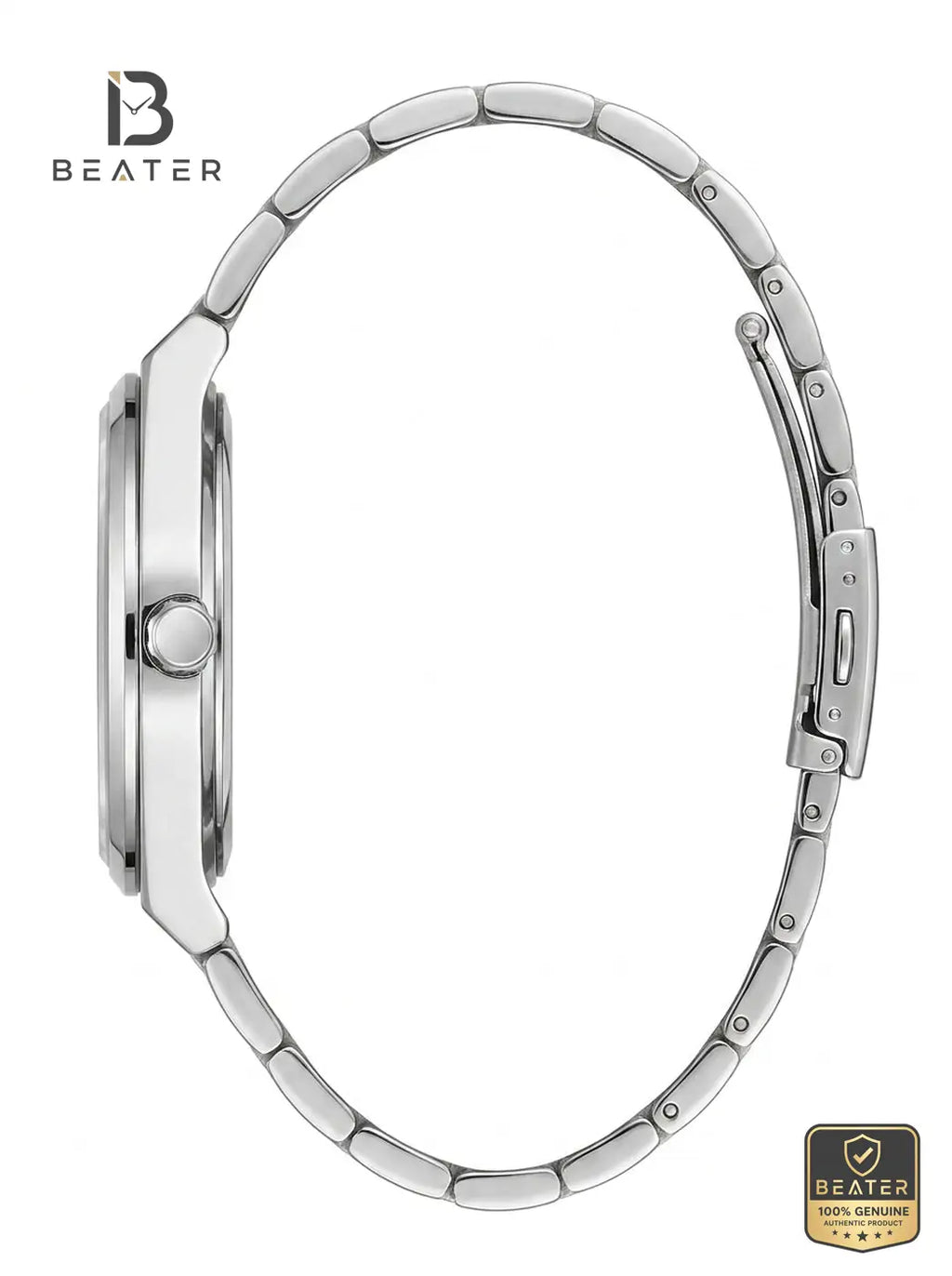 Lee Cooper LC08378.381 Women's Purple Mop Metal Strap Watch - View 5 - Beater