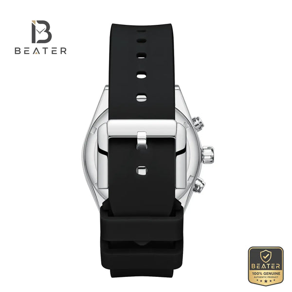 Lee Cooper LC08388.351 Men's Black Silicone Strap Watch - View 4 - Beater