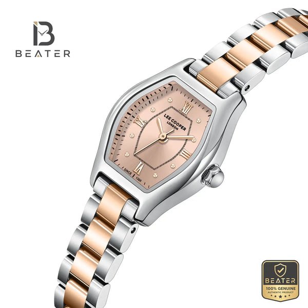 Lee Cooper LC08391.510 Women's Rose Gold Super Metal Strap Watch - View 2 - Beater