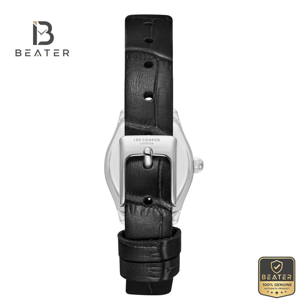 Lee Cooper LC08392.391 Women's Dark Green Leather Strap Watch - View 4 - Beater