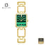 Lee Cooper LC08393.170 Women's Dark Green Malachite Metal Strap Watch - Beater